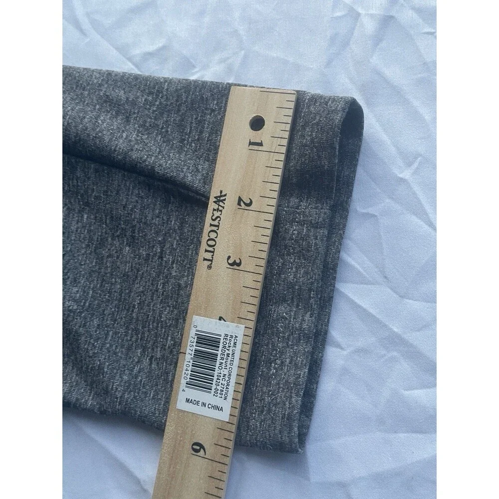 Nike Dri-FIT Youth Large 7 Gray Orange Jogger Sweatpants Athletic Kids Fleece